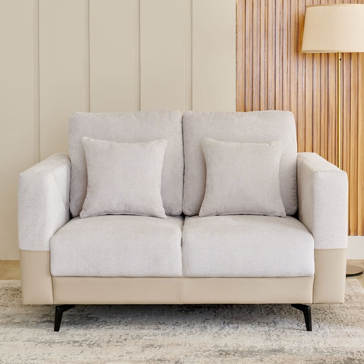Andes NXT Fabric 3+2+1 Seater Sofa Set with Cushions - Beige