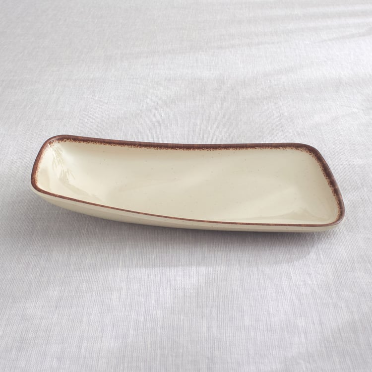 Meadows Plato Melamine Slanted Serving Platter - 24x13cm