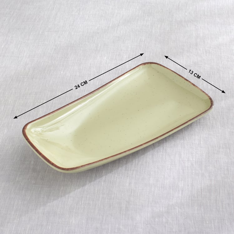 Meadows Plato Melamine Slanted Serving Platter - 24x13cm