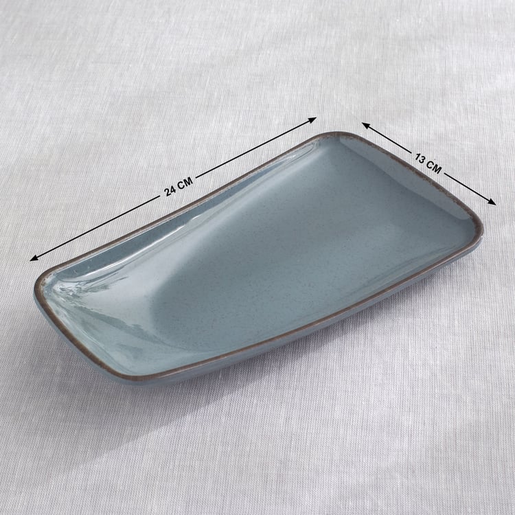 Meadows Plato Melamine Slanted Serving Platter - 24x13cm