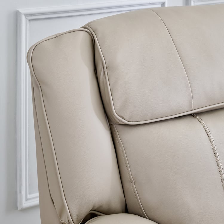Torino Faux Leather 1-Seater Recliner - Grey