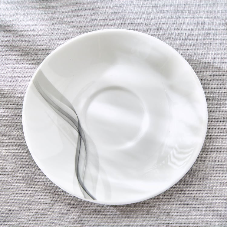 Lucas Helix Bone China Printed Cup and Saucer - 210ml