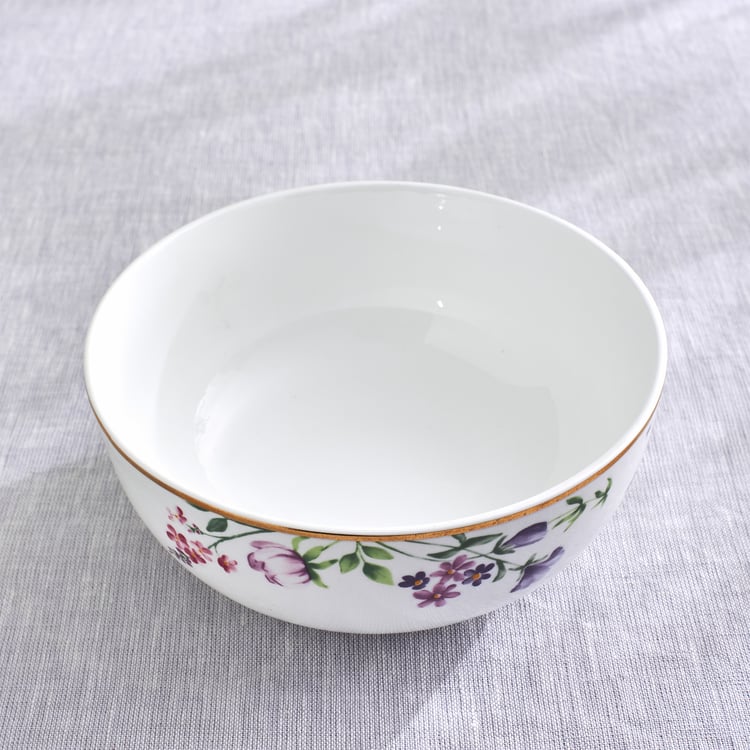 Lucas Carnation Bone China Floral Print Cereal Bowl - 600ml