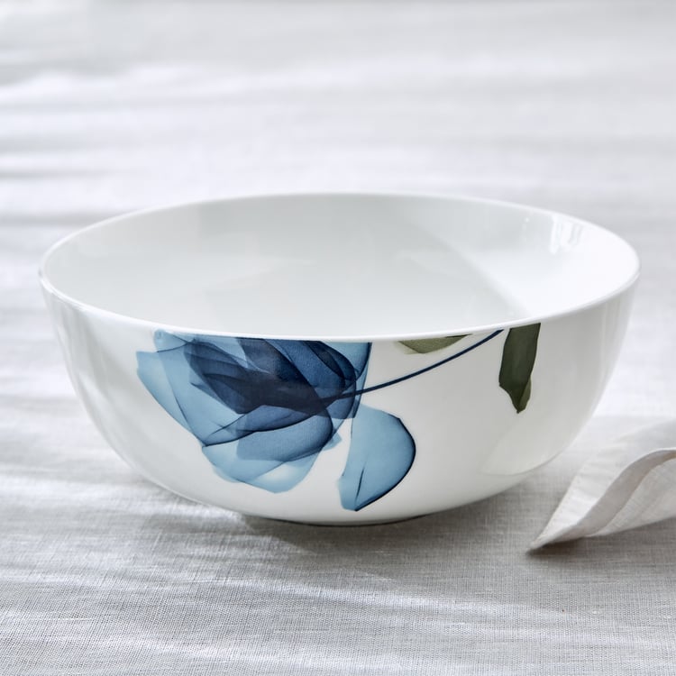 Lucas Cobalt Bone Chine Serving Bowl - 1.2L
