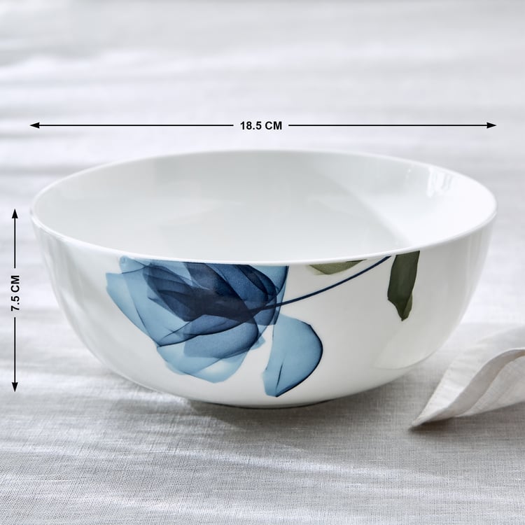 Lucas Cobalt Bone Chine Serving Bowl - 1.2L