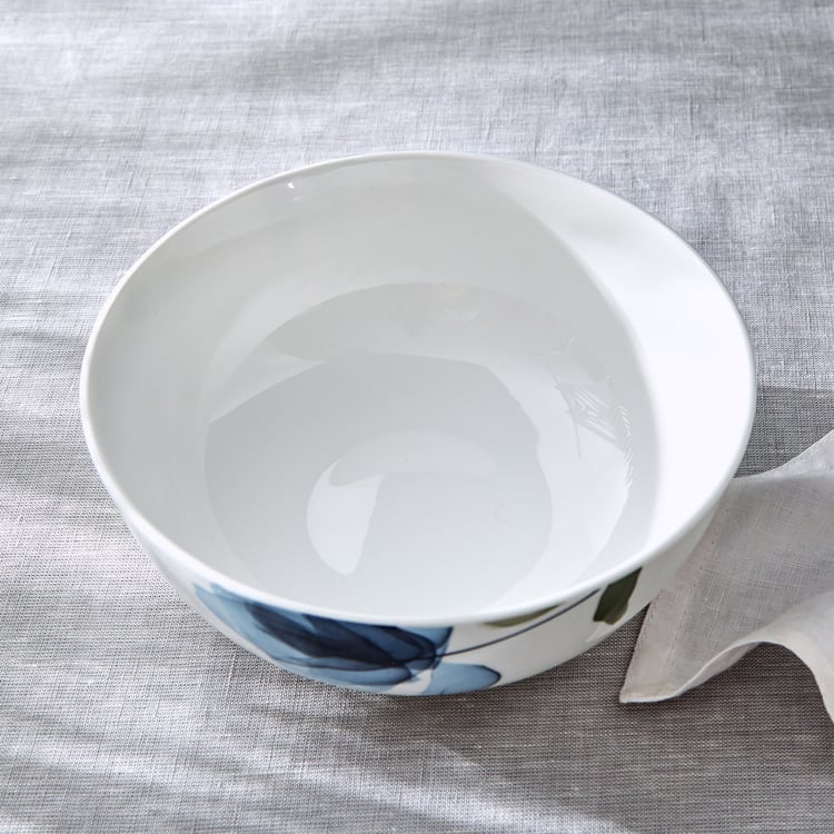 Lucas Cobalt Bone Chine Serving Bowl - 1.2L