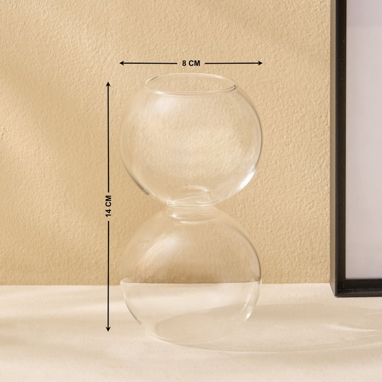 Acroma Est Hava Glass Double Curved Vase