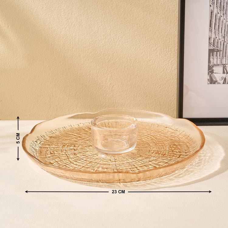 Acroma Est Hava Glass Decorative Platter