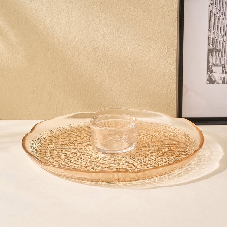 Acroma Est Hava Glass Decorative Platter