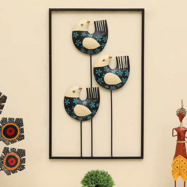 VEDAS Modern Minimalistic Metal Birds Wall Accent