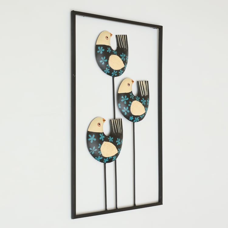 VEDAS Modern Minimalistic Metal Birds Wall Accent