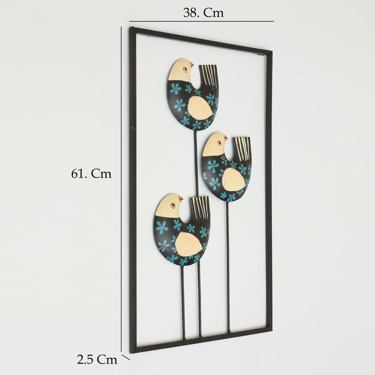 VEDAS Modern Minimalistic Metal Birds Wall Accent