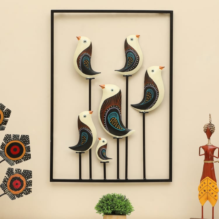 VEDAS Modern Minimalistic Metal Bird Wall Accent