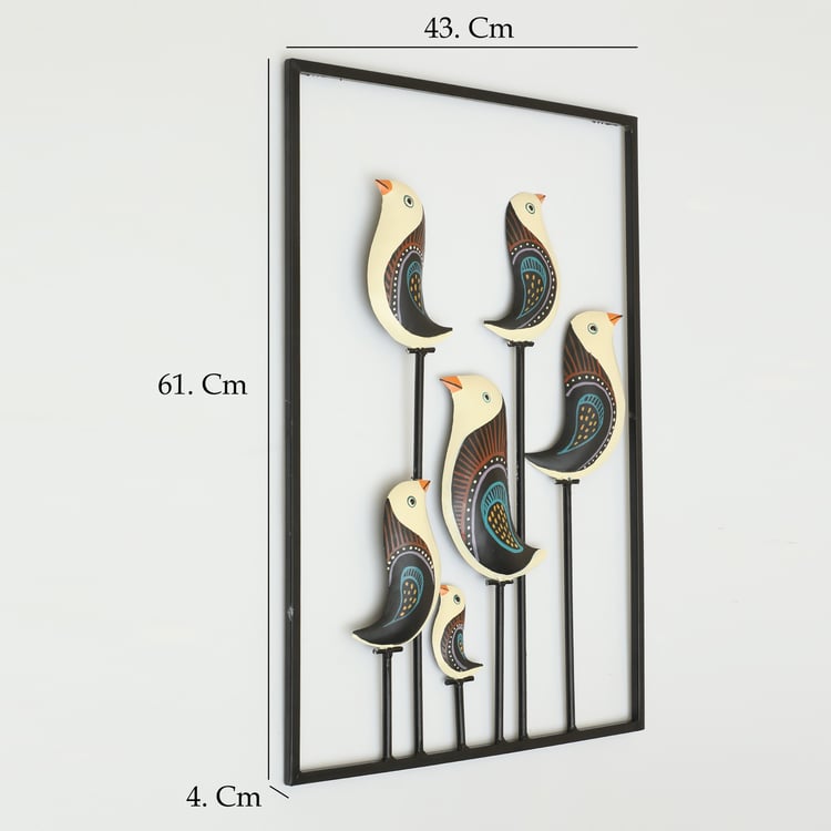 VEDAS Modern Minimalistic Metal Bird Wall Accent