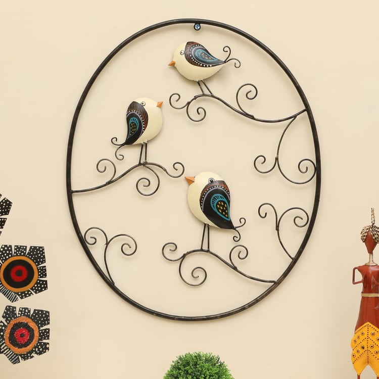 VEDAS Modern Minimalistic Metal Bird Wall Accent