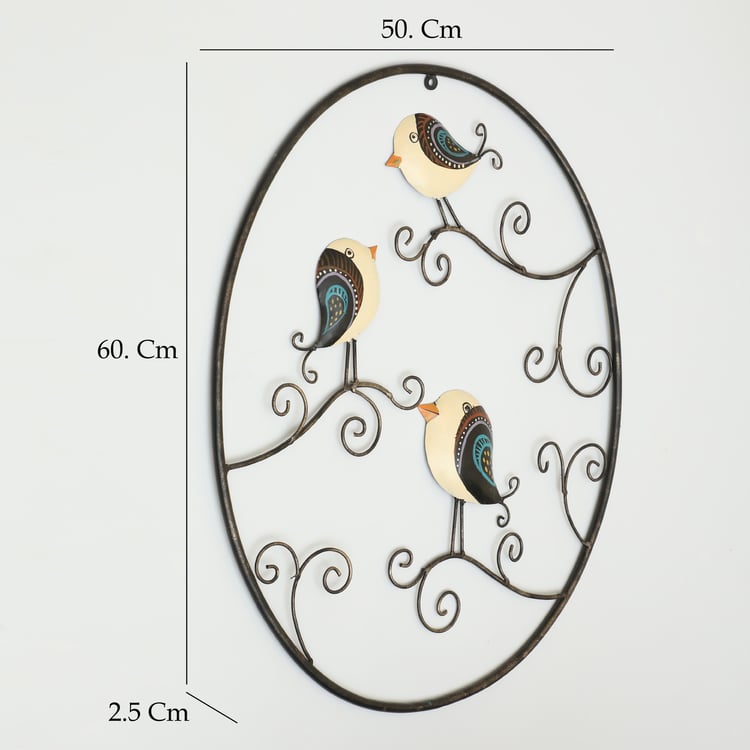 VEDAS Modern Minimalistic Metal Bird Wall Accent