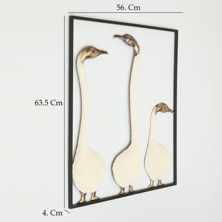 VEDAS Modern Minimalistic Ceramic Bird Wall Accent