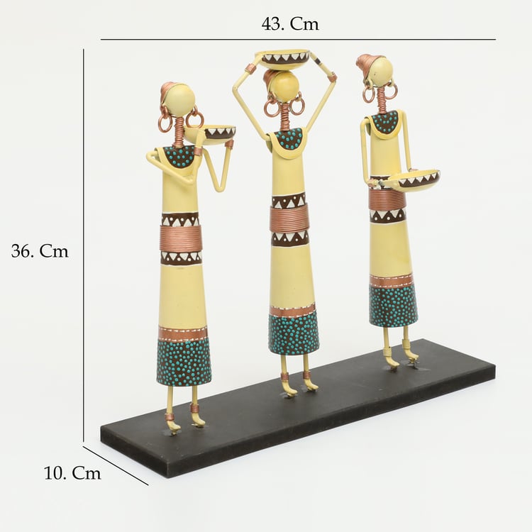VEDAS Mystical Indiana Metal Doll Figurine