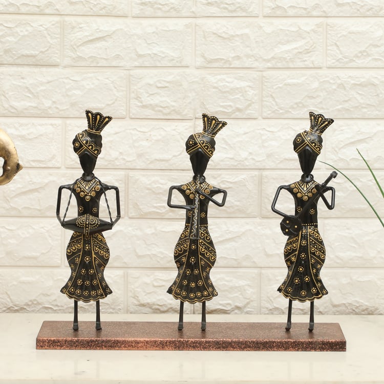 VEDAS Mystical Indiana Metal Musician Figurine