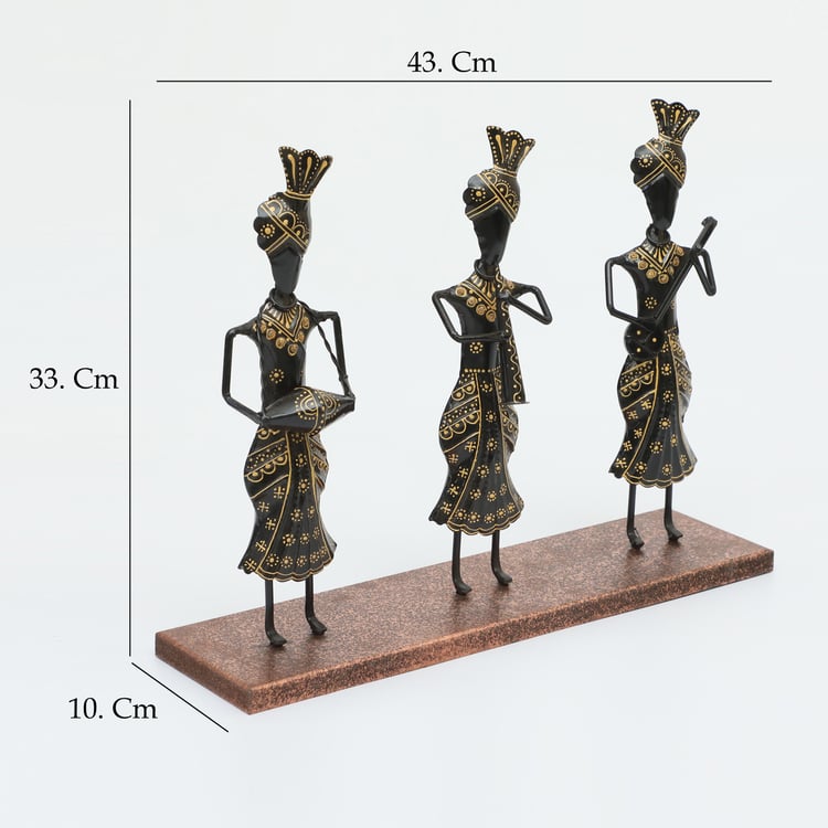 VEDAS Mystical Indiana Metal Musician Figurine