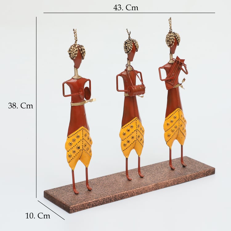 VEDAS Mystical Indiana Metal Musician Figurine