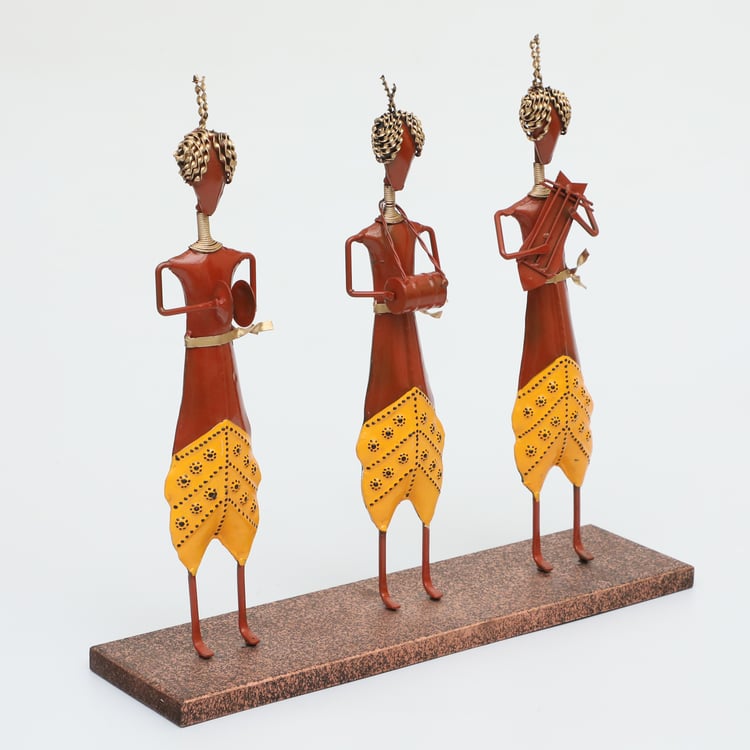 VEDAS Mystical Indiana Metal Musician Figurine