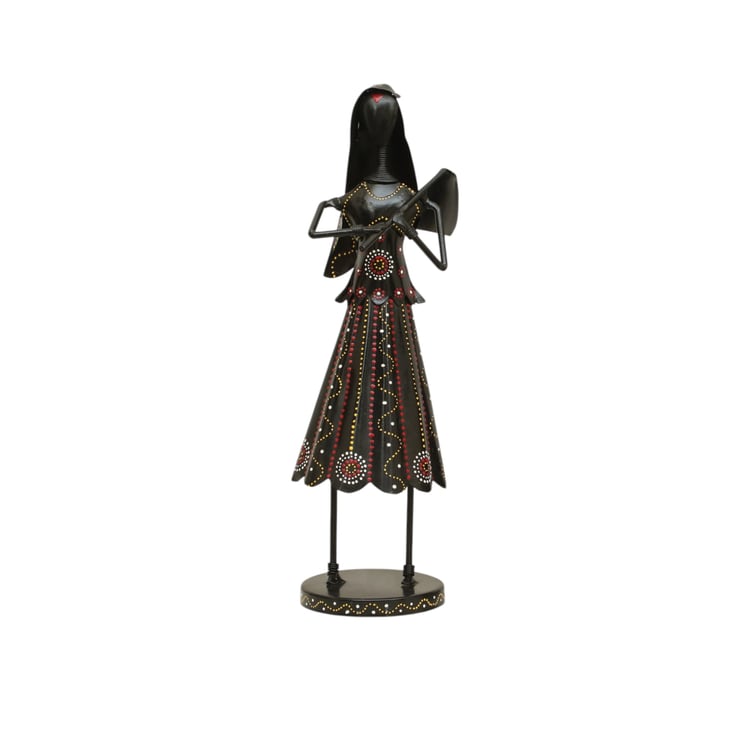 VEDAS Mystical Indiana Metal Woman Figurine