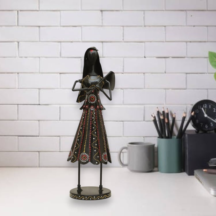 VEDAS Mystical Indiana Metal Woman Figurine