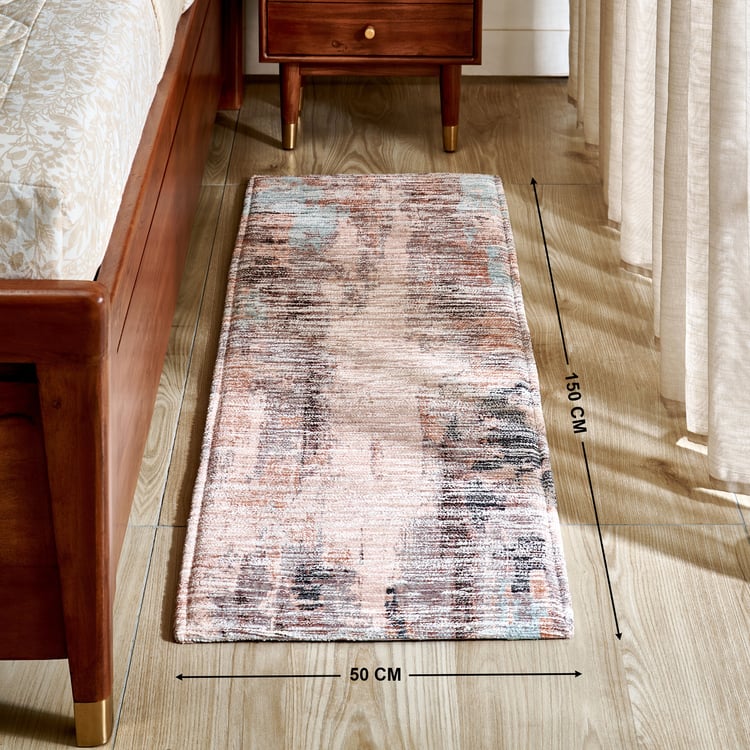 Exotica Breeze Woven Printed Bedside Runner - 150x50cm