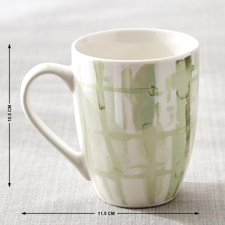 Colbert Bone China Printed Coffee Mug - 340ml