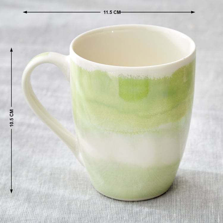 Colbert Glossy Bone China Printed Coffee Mug - 340ml