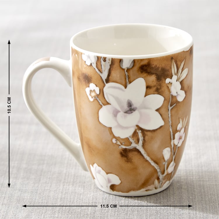 Colbert Bone China Printed Coffee Mug - 340ml