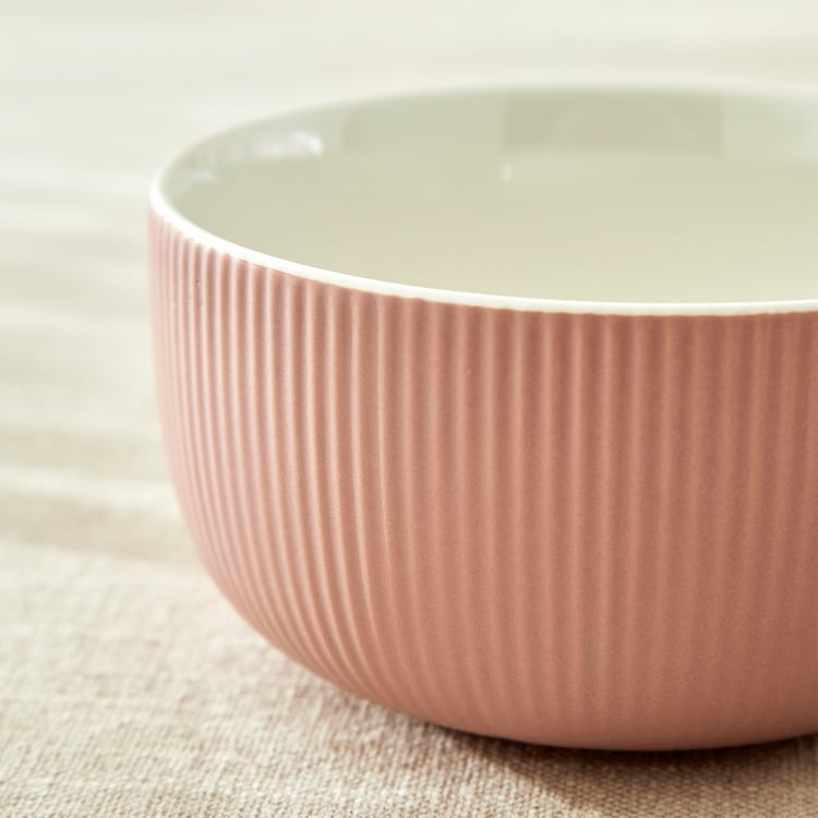 Calyx Bone China Ribbed Cereal Bowl - 570ml