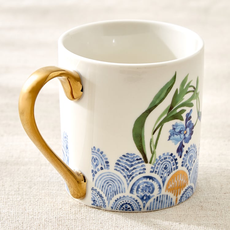 Criselle Bone China Printed Coffee Mug - 300ml