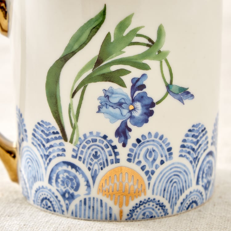 Criselle Bone China Printed Coffee Mug - 300ml