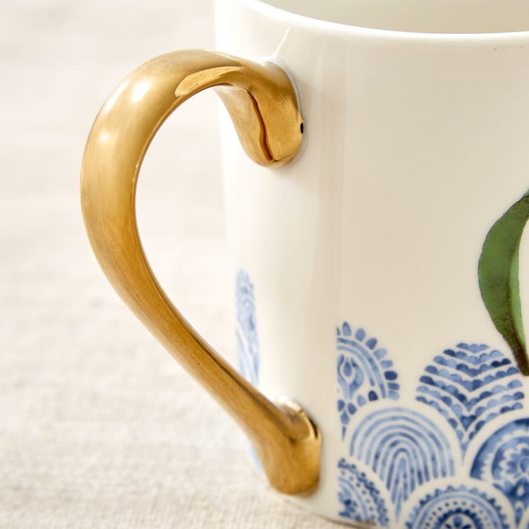 Criselle Bone China Printed Coffee Mug - 300ml