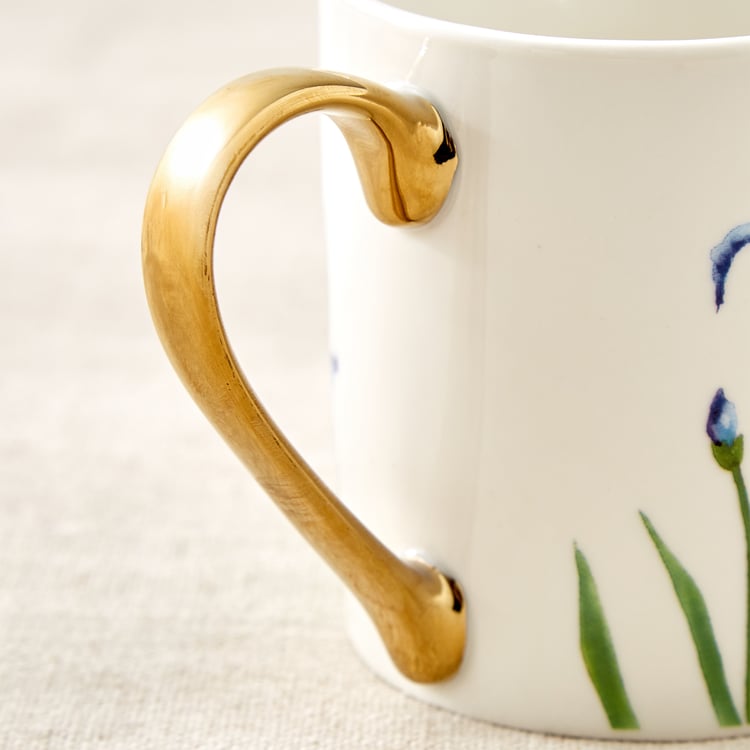Criselle Bone China Floral Print Coffee Mug - 300ml
