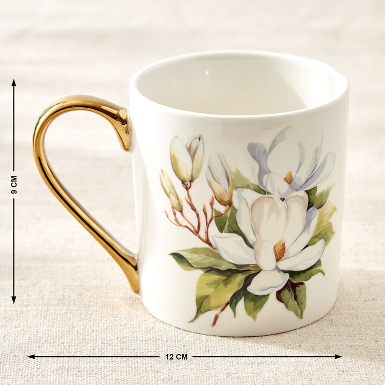 Criselle Bone China Floral Print Coffee Mug - 300ml