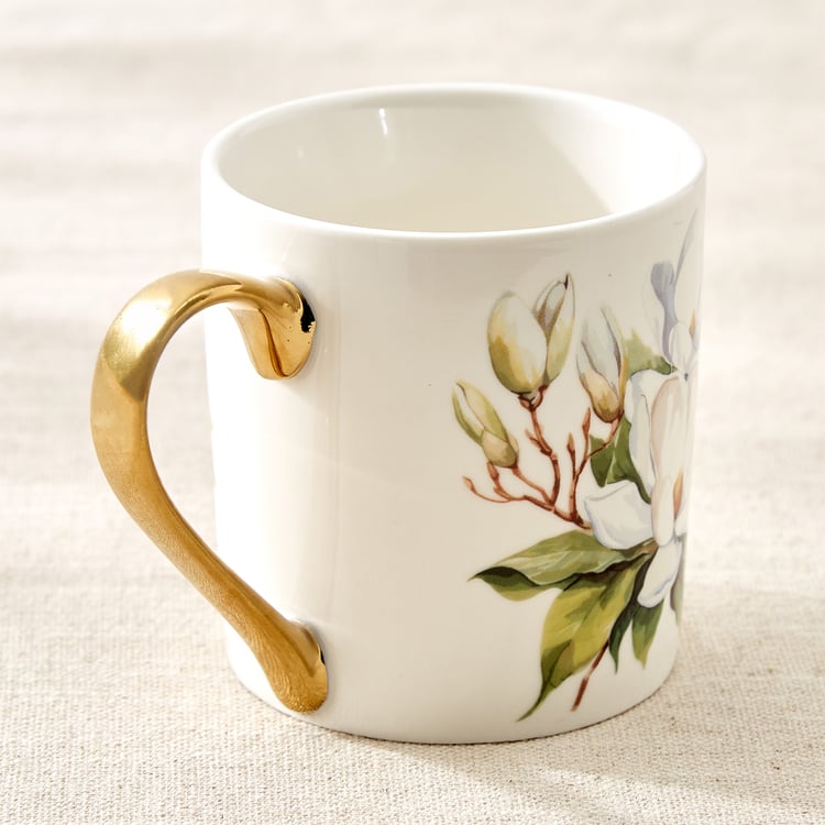 Criselle Bone China Floral Print Coffee Mug - 300ml