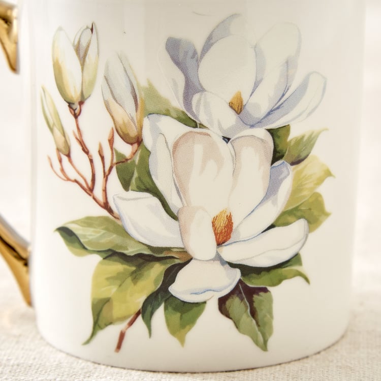 Criselle Bone China Floral Print Coffee Mug - 300ml
