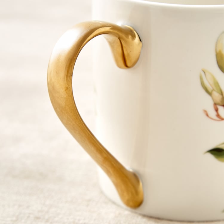 Criselle Bone China Floral Print Coffee Mug - 300ml