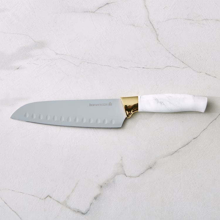 Slash Sage Stainless Steel Santoku Knife