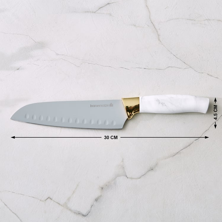 Slash Sage Stainless Steel Santoku Knife