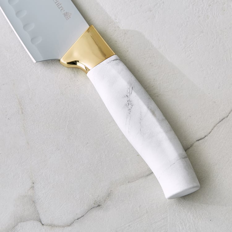 Slash Sage Stainless Steel Santoku Knife