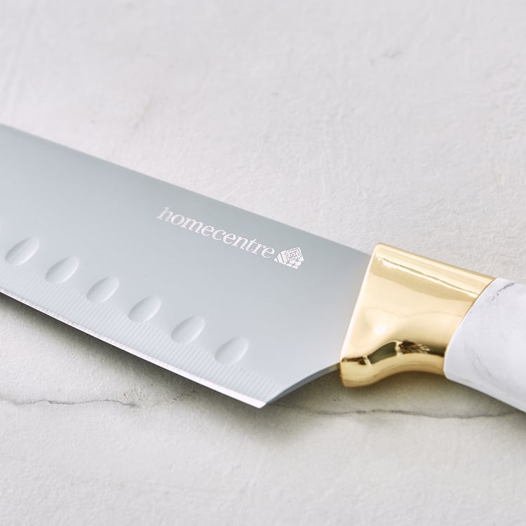 Slash Sage Stainless Steel Santoku Knife