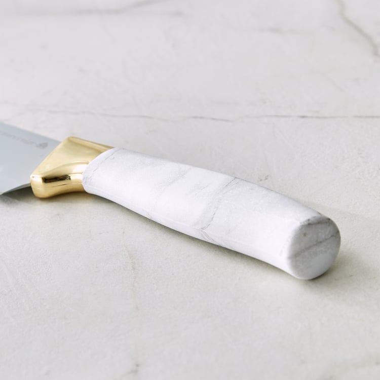 Slash Sage Stainless Steel Santoku Knife - Small