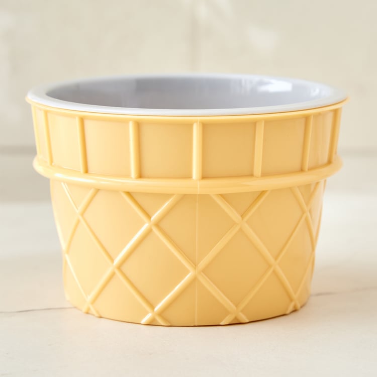 Bakers Pride Monacco Set of 2 Ice Cream Cups with Spoon - 180ml