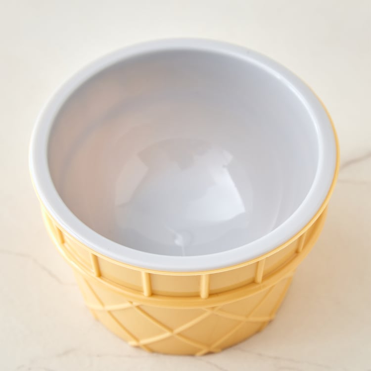 Bakers Pride Monacco Set of 2 Ice Cream Cups with Spoon - 180ml
