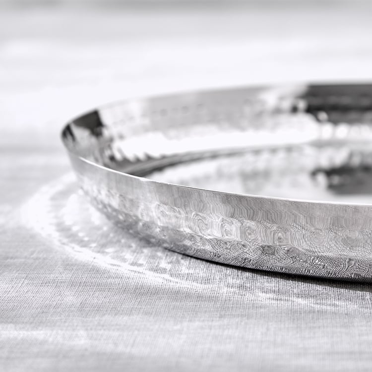 Blaze Martillo Stainless Steel Dinner Plate - 29cm