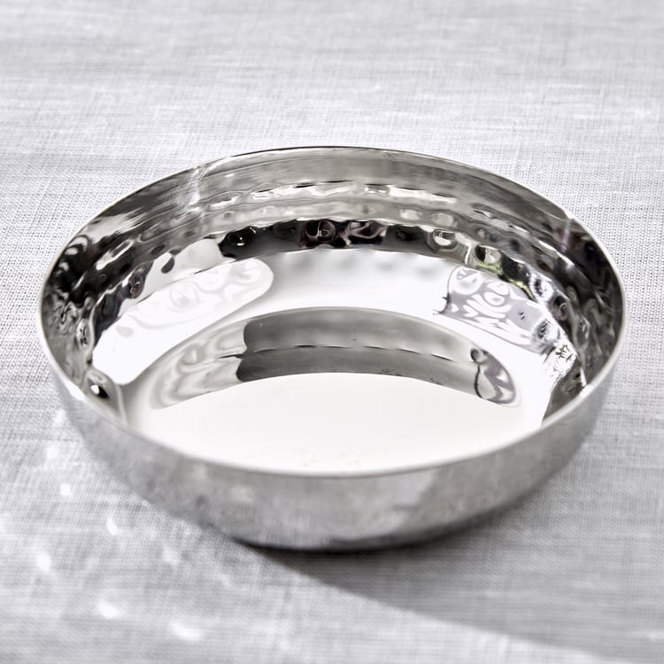 Blaze Martillo Stainless Steel Halwa Plate - 11cm